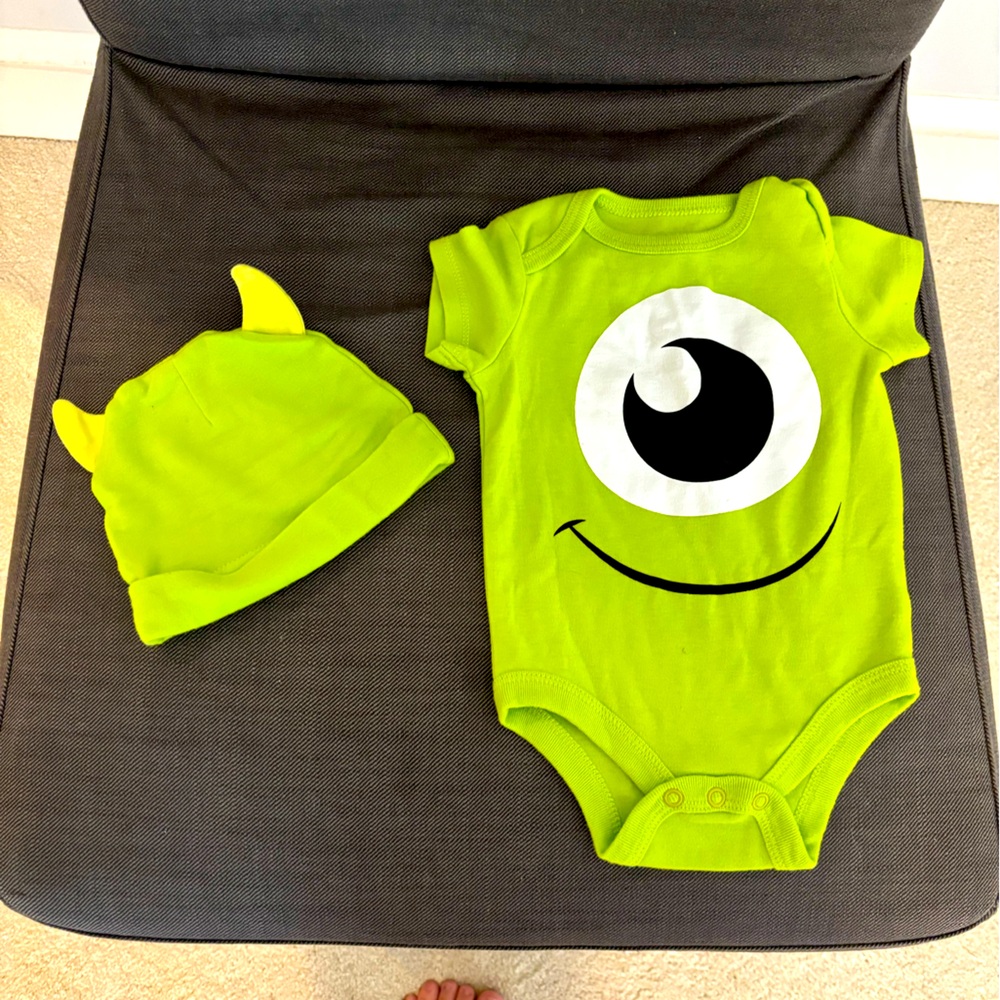 0-3m Disney Mike Wazowski Costume (Monsters Inc)